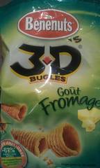 Benenuts Bugles 3D Goût Fromage 35 g