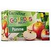 Compotes en gourde pomme Carrefour