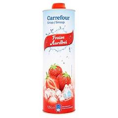 Sirop fraise Carrefour