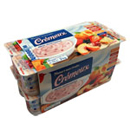 Auchan yaourt aux fruits cremeux avec morceaux 16x125g