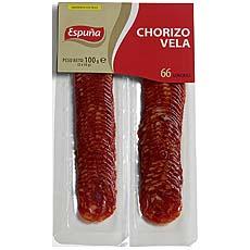 Chorizo traditionnel ESPUNA, 66 mini tranches, 100g