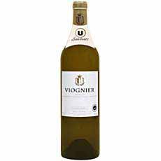 Vin de pays des Coteaux d'Ardeche Viognier blanc U LES SAVEURS, 75cl