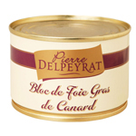 Delpeyrat bloc foie gras de canard origine France 200g