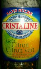 Cristaline eau de source aromatisee citron-citron vert 1.50 l