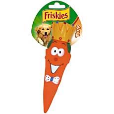 Jouet carotte en vinyle pour chien FRISKIES, 70g