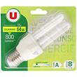 Ampoule tube à économie d'énergie U, 15=64W, E27, 800 lumens
