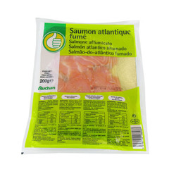 Pouce saumon fum? de l'atlantique 200g