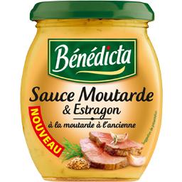 Bénédicta, Sauce moutarde et estragon à la moutarde à l'ancienne, le pot de 240 g