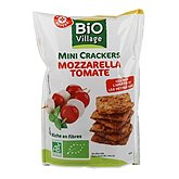 Mini crackers Bio Village Tomate/mozzarella - 110g