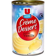 Creme dessert saveur vanille U, 410g