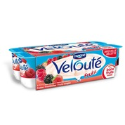 Danone Velouté - Yaourts Fruix fruits rouges les 8 pots de 125 gr