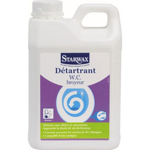 Détartrant WC broyeur Starwax - Flacon 750 ml