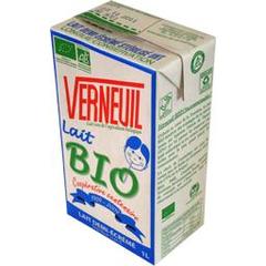 Verneuil, Lait demi-ecreme BIO sterilise UHT, la brique de 1 l