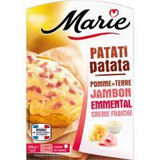 Patati patata pomme de terre jambon emmental crème fraîche MARIE, 280g