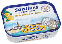 Sardines de Bretagne huile d'olive et citron