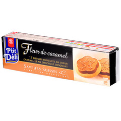 Biscuits P'tit Deli Fleur de caramel 100g