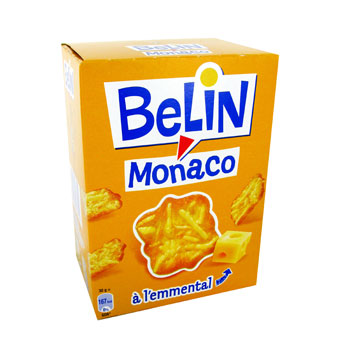 Belin crackers monaco emmental 105g