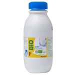 Auchan bio lait 1/2 écrémé bouteille 50cl
