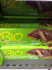 Biscuit tablette chocolat au lait, BIO 150g