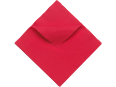20 Serviettes de table rouge Triple epaisseur - Dimension 40x40cm