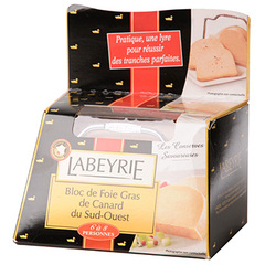 Labeyrie bloc de foie gras de canard 295g + la lyre