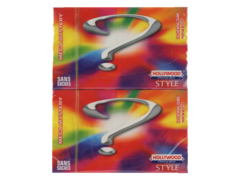 Chewing gums mega mystery style, les 2 paquets de 27g