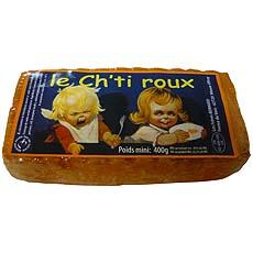 Fromage au lait pasteurise Le Ch'ti Roux, 22.5%MG, 400g