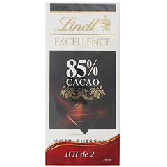 Lot de 2 paquets de Chocolat noir de degustation 100 g Lot de 2 paquets de Chocolat noir de degustation 100 g