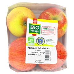 Pommes bicolores Bio Village x4
