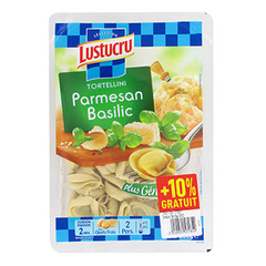 Tortellini Lustucru Parmesan basilic 250g