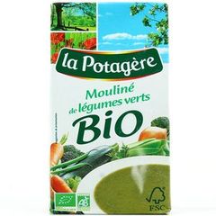 Potage bio mouline de legumes verts LA POTAGERE, 1l
