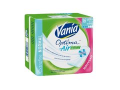 Serviettes Vania Air Fresh normal extra fines normales, paquet de 16 serviettes