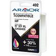 Cartouche d'encre compatible ARMOR pour imprimante Hp 301XL 3 couleursV1, sous blister