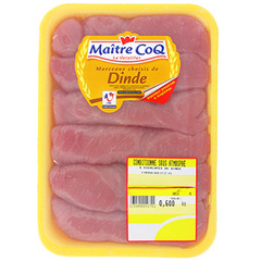 Escalope dinde Maitre Coq Vegetal 600g