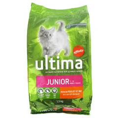 Ultima croquette pour chat junior 1,5kg