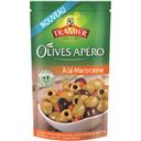 Tramier Olives Apéro - Olives vertes/noires à la marocaine le sachet de 150 g net égoutté