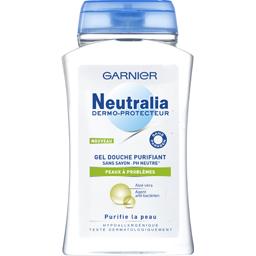 Neutralia Dermo-protecteur, douche sans savon & gel antibacterien, purifie la peau, anti-calcaire, Le flacon de 250ml