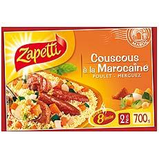 Couscous a la Marocaine poulet merguez ZAPETTI, 700g
