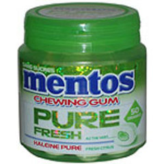 Chewing gums sans sucre Fresh Citrus MENTOS, 50 dragees, 100g