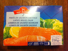 Paves de saumon sauvage, les 2 paves de 125g
