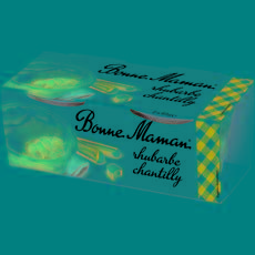 Rhubarbe chantilly BONNE MAMAN, 2x85g