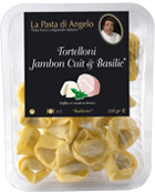 Tortelloni jambon cuit & basilic La Pasta di Angelo 250g