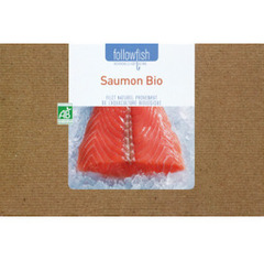 Saumon Bio, filet naturel