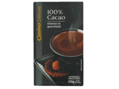 Cacao en poudre : 100% caco intense et gourmand