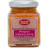 Moutarde d'Orléans au piment d'Espelette MARTIN POURET, 200g