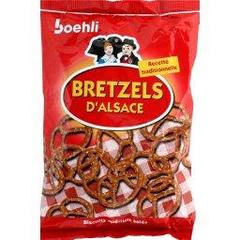Bretzels d'Alsace, le paquet de 200g