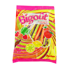 Auchan bigout sticks aux fruits 300g