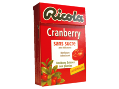 Bonbons : Ricola Cranberry (sans sucre)