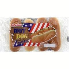 Pains speciaux pour hot dog, le paquet de 4 - 250g