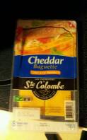 Les fromagers de sainte colombe, Cheddar tranches, le pack refermable de 130 gr